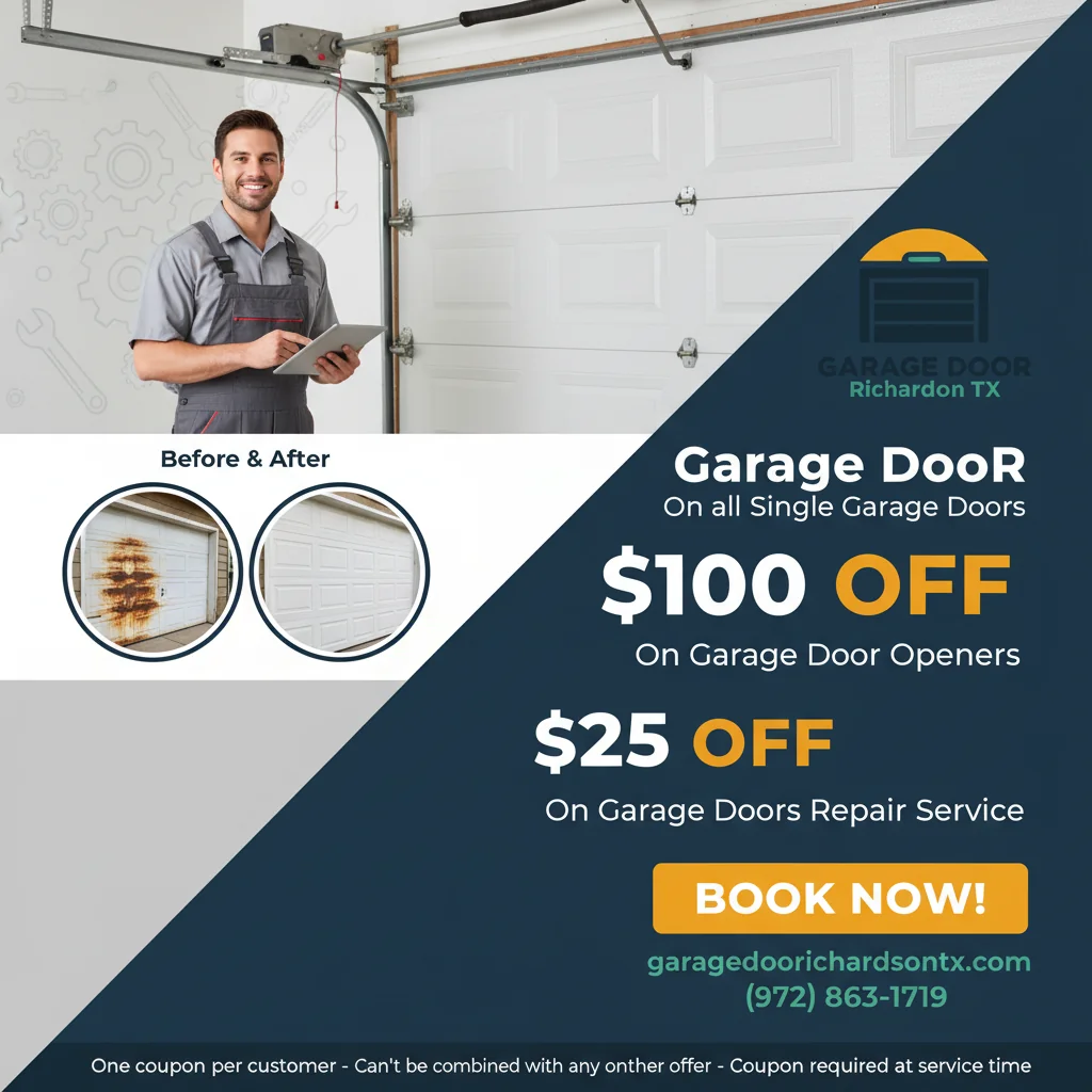 Garage Door Richardson TX free estimate coupon