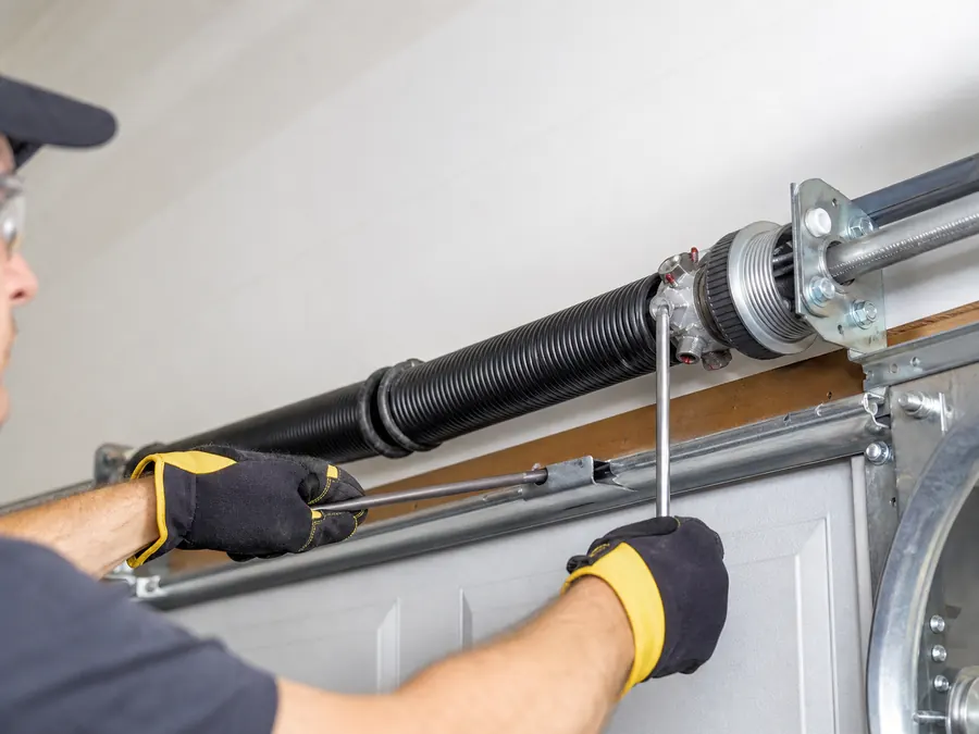 Garage door spring repair in Richardson TX
